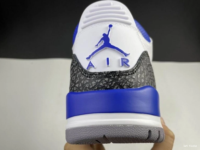 1st Kicks Shoes CT8532-145 Blue Racer 3 Jordan Air 0712